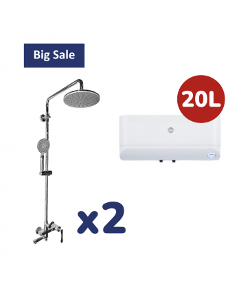 [RAINSHOWER + STORAGE HEATER] OttO 1305-88A & Rheem Storage Heater