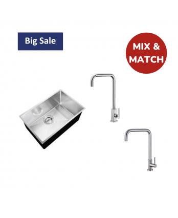 [Kitchen Sink + Sink Tap Package] OttO US6045 & OttO Sink Tap Package
