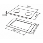 Tempered Glass Gas Hob