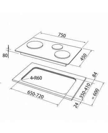 Stainless Steel Gas Hob