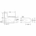 One Piece Water Closet