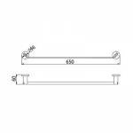 Single Towel Bar