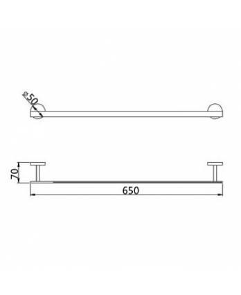 Single Towel Bar